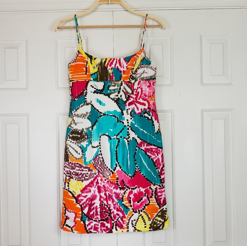 Milly of New York Spaghetti Strap Sheath Dress